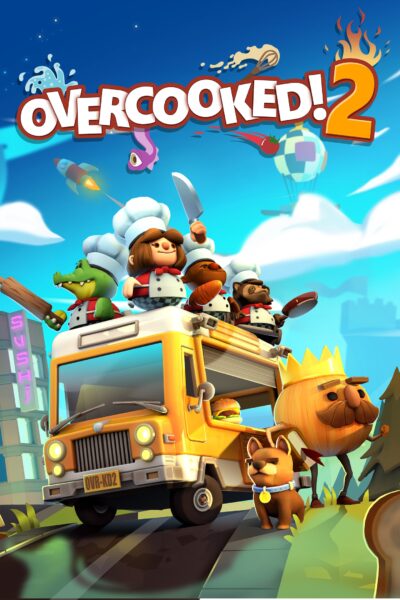 Overcooked! 2 spēles vāks