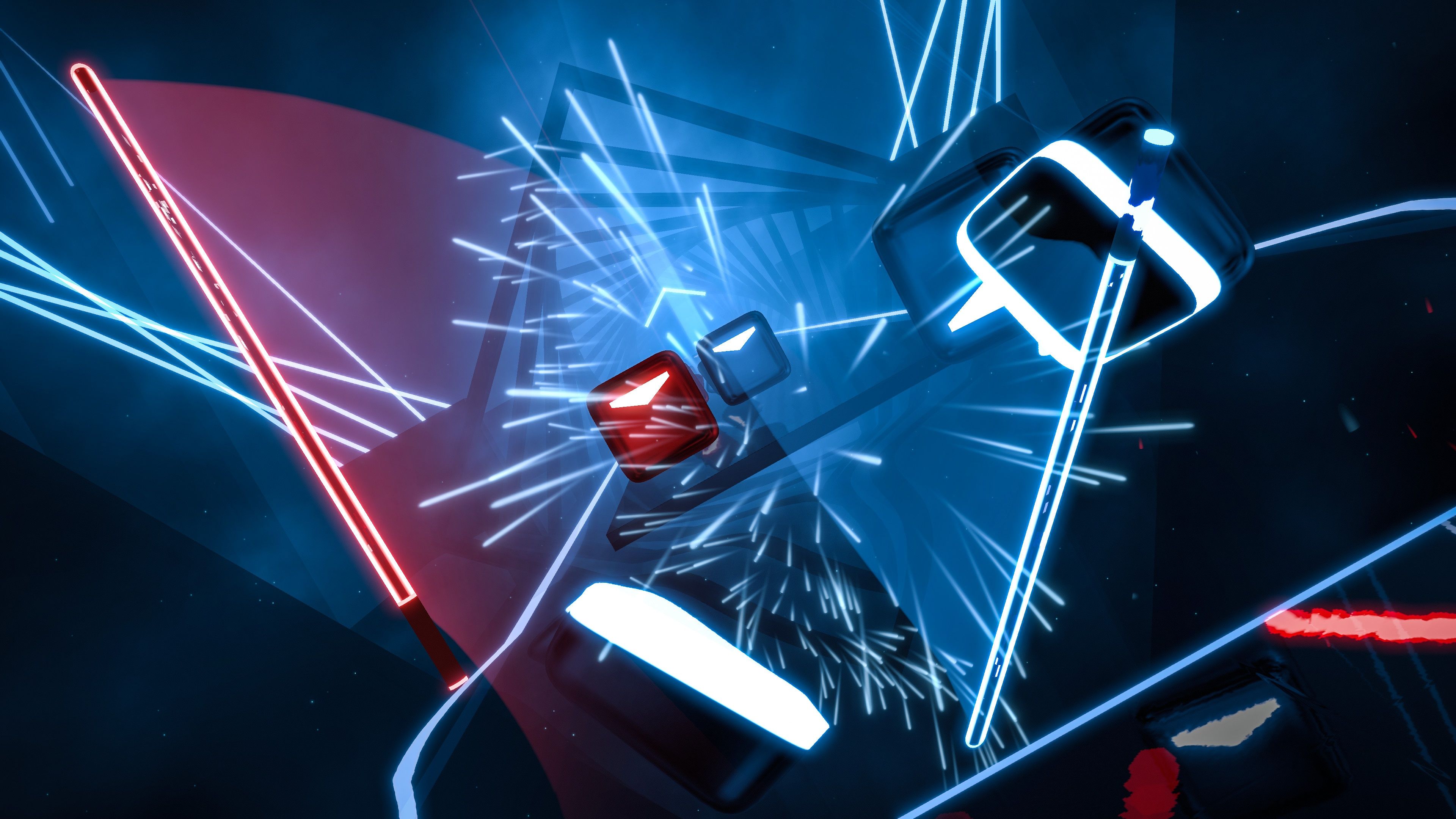 Beat Saber spēles kadrs